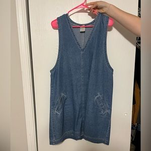 Vintage denim shift dress 1970s style!!
